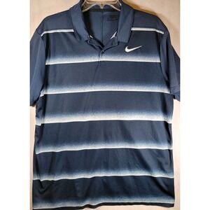 Nike‎ Golf Polo Shirt Dri Fit Mens L Standard Fit Lightweight Athletic Preppy